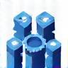 Icon representing solution or implementation.