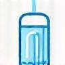 Digital toll payment system icon.